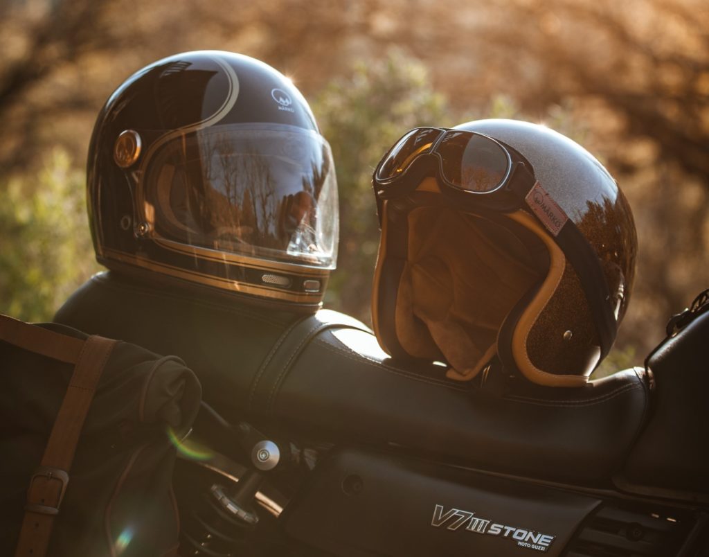 Casque de moto